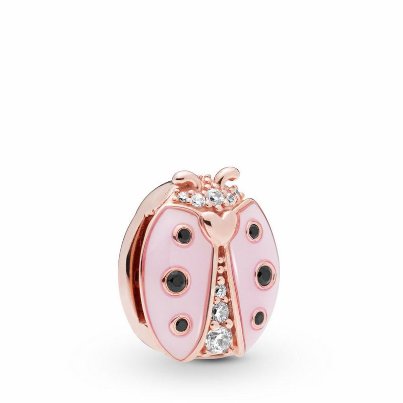 Pandora Reflexions™ Pink Ladybird Clip Charm Egypt MH0156428